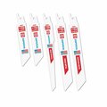 Imperial Blades Reciprocating Blade Set, 5-Piece, Standard, Bi-Metal, White IBRV-5